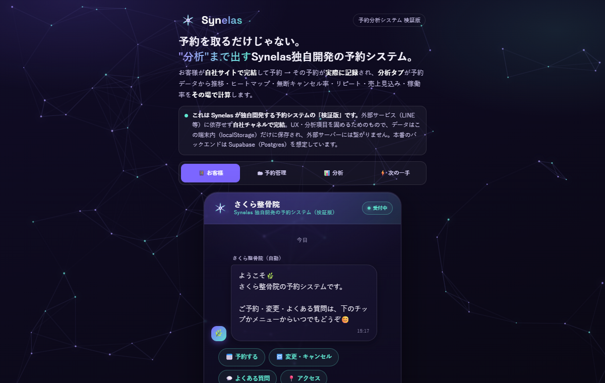 AI予約コンシェルジュ